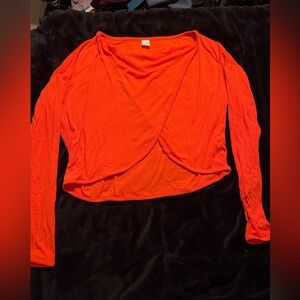 5/10$ NWOT Old Navy medium bright neon orange workout top